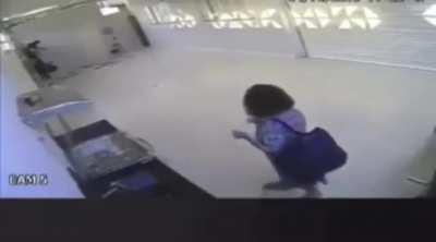 Man's garage eats woman