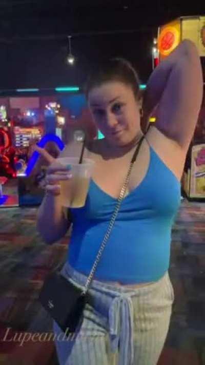 Even the tits wanted to play games