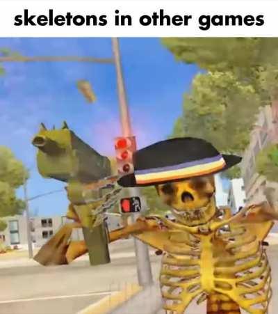 Skeletons in Other Games vs Skeletons in Skyrim