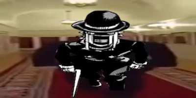 He walks (slight epilepsy warning).