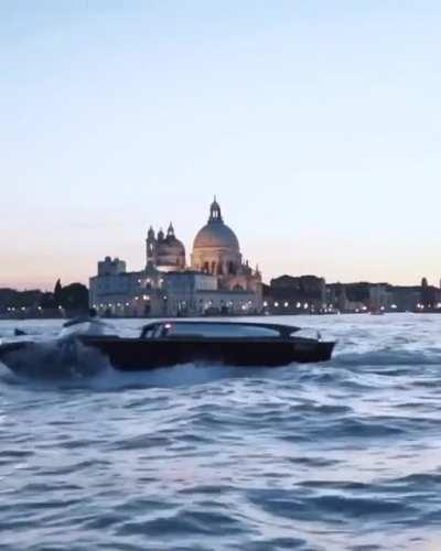 Taylor in a video for Etro