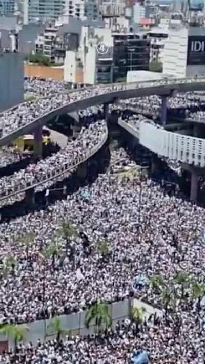 Argentina has declared a national holiday as they won the world cup.