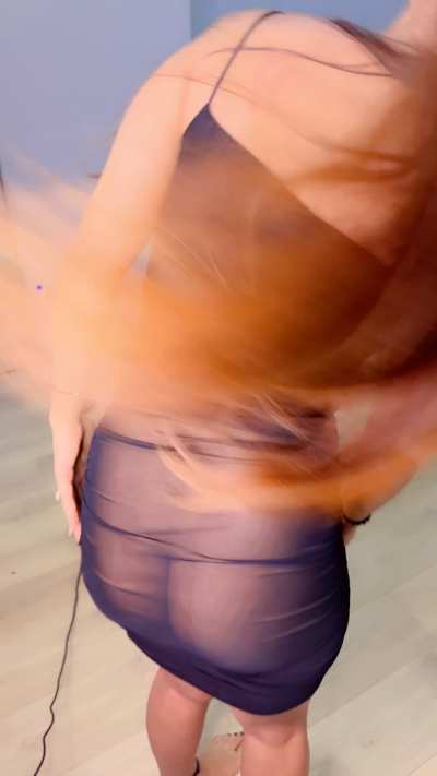 I hope you don’t mind me wearing this dress