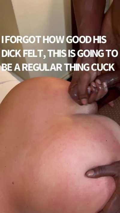 I only needed the smallest excuse to go back to fucking a bbc