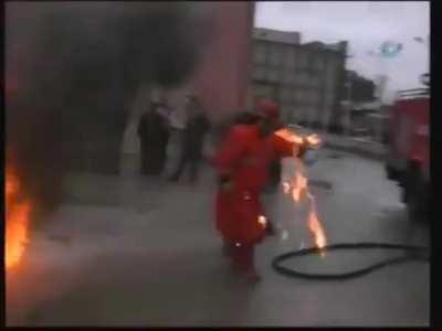 launching fire everywhere