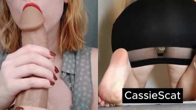 Blowie and Panty Poop From A Lazy Secretary [GIF]