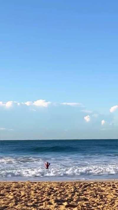 Millie Marshall morning swim