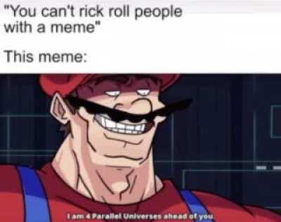 4 parallel universes ahead of yall