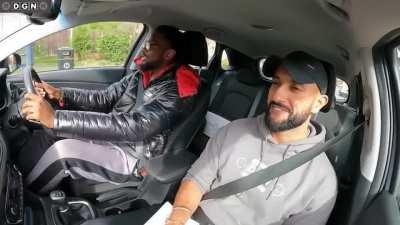 Learner driver raps during mock driving test (credit to DGN Driving)