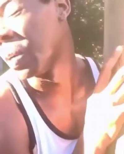 Guy faints from fear of heights