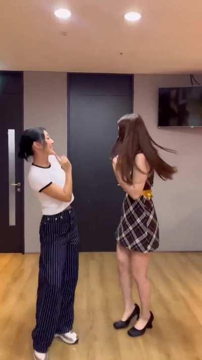 Sullyoon+Jihyo Killin’ Me Good challenge