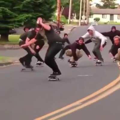 No one wearing helmets (OP u/BeautifulMidnight)