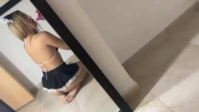 Fuck me raw or with a condom? Your choice 😜