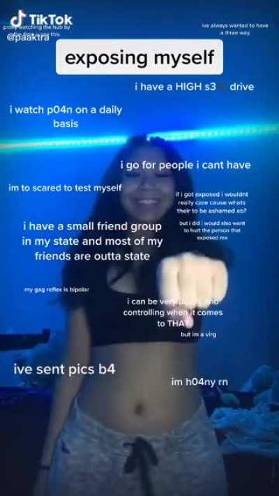 I think this lady has a problem.