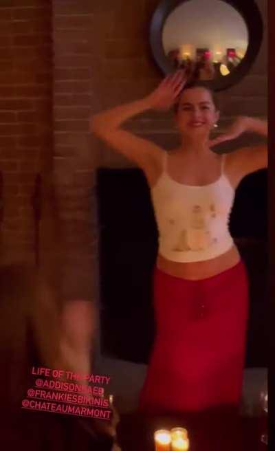 Addison dancing