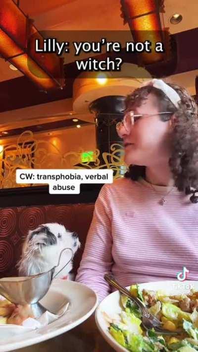 Trans person gets harassed at Cheesecake Factory