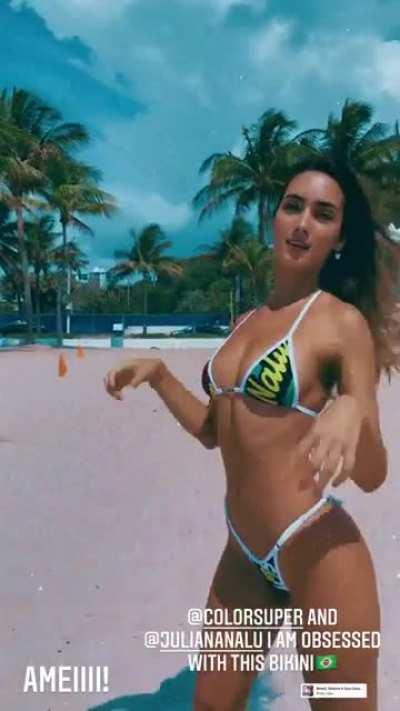 Beach beauty and bikini babe