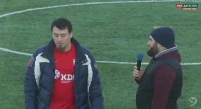 Тренер дагестанской футбольной команды 