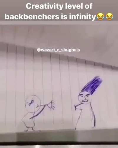 Who said Backbencher are bad students they are talented peoples