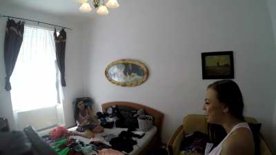 Upskirt panties paradise with lots of backstage oops and fails on sexy lingerie and short skirts try on haul day of ours