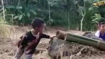 Just kids doing kid things