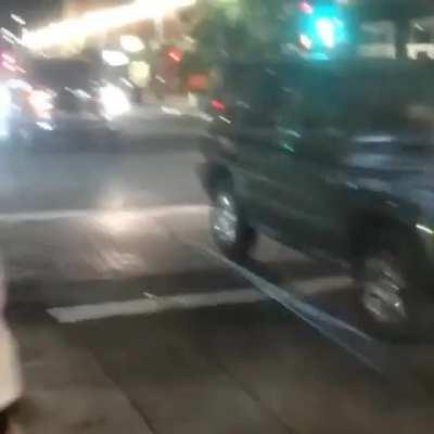 UFC fighter Jon Jones confronts two white teenagers in Albuquerque for trying to destroy the city and takes away their spray cans.