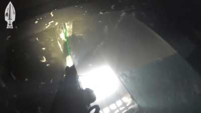 UA pov: Ukrainian infantry engaged in CQC with Russian troops. One African mercenary was captured and multiple occupiers were killed.