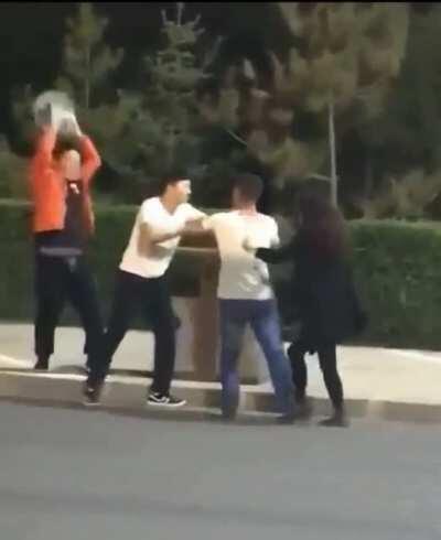 HMFT after I take a pack of beer to the face