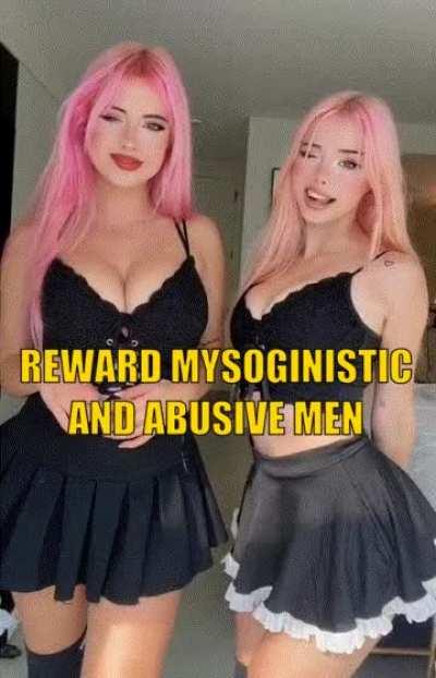 Us girls and transgirl must reward MAGA and other right wing men who treat us this way. Like real women.