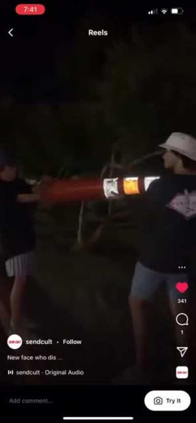 Fireworks always belong in here