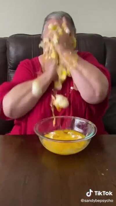 Can you imagine how painful the eggshells have to be?