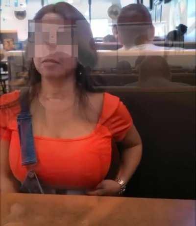 Having fun while waiting for food