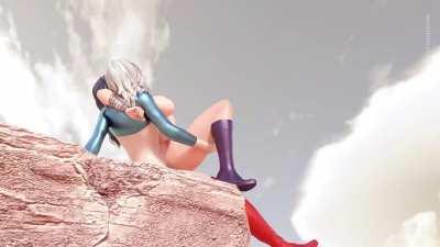 Girl vs Goddess Futanari (Amusteven)