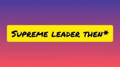 Laut aao Supreme leader🥺❤️