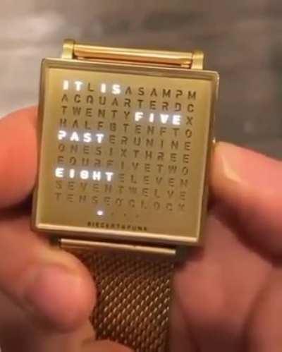Interesting watch