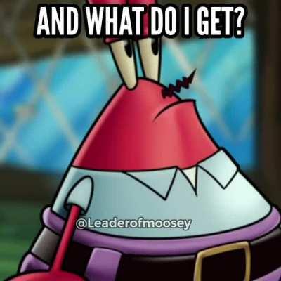 Mr. Crabs confirmed up?