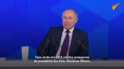 Putin sobre o conflitos históricos da Rússia