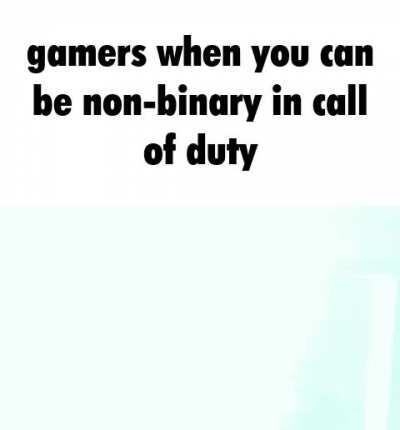 this is TOO FAR call of duty! zombies are OK but non-binary? HISTORICAL INACCURACY
