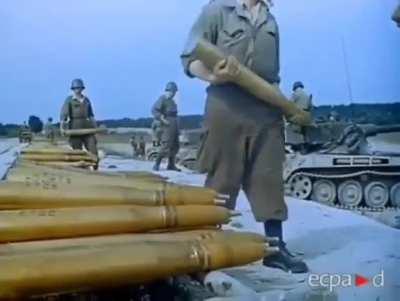 Amx 13 firing demonstration.