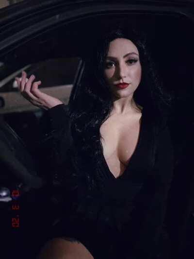 Morticia Addams by hilu_hilu