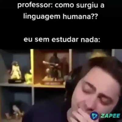 Eu sem estudar é tipo assim