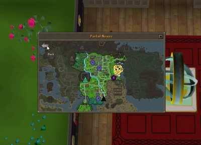 I've finally finished my RuneLite plugin that turns the Nexus Portal menu into an interactive map