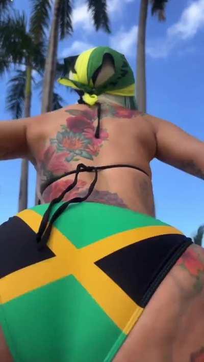 Never really noticed how thick she is