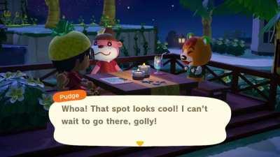 Umm...what's happening in the background??