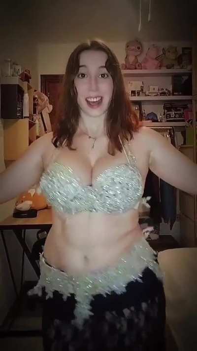 It's not typical belly dance music, I love to fuse styles.