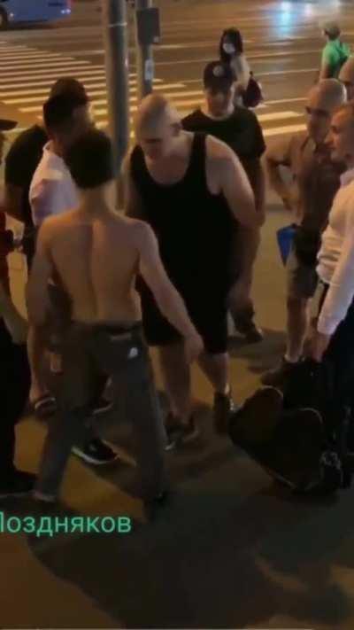 Skinheads pick a fight with some MMA Fighters