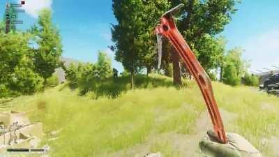 Never underestimate a naked man.