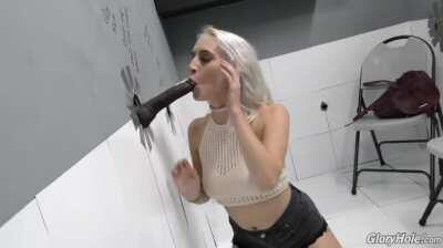 Candace lux interracial gloryhole