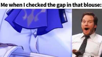 There is a gap in the blouse! Mihoyo is Marvelous!