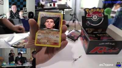 i was able to extract the original footage from the pokemon card opening stream, domey actually opened this.